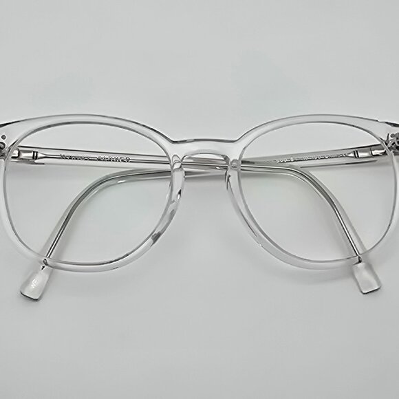 *SOLD*Warby Parker Carlton XW 500 Crystal Clear Eyeglasses Frame w/ Box and Case - Picture 13 of 16